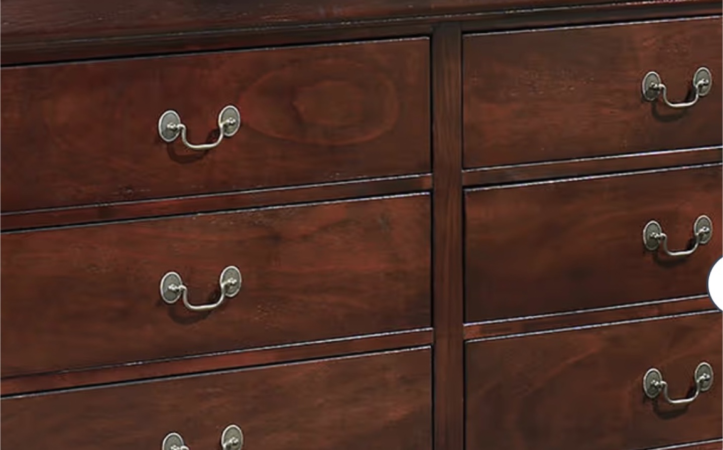 Wooden 6-Drawer Dresser . It’s very solid for your room - photo 2