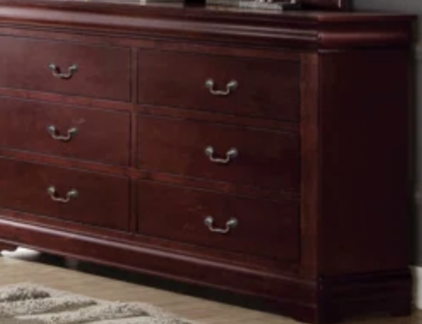 Wooden 6-Drawer Dresser . It’s very solid for your room - photo 3