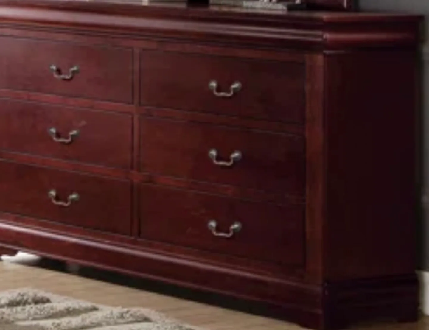 Wooden 6-Drawer Dresser . It’s very solid for your room image indicator(3)
