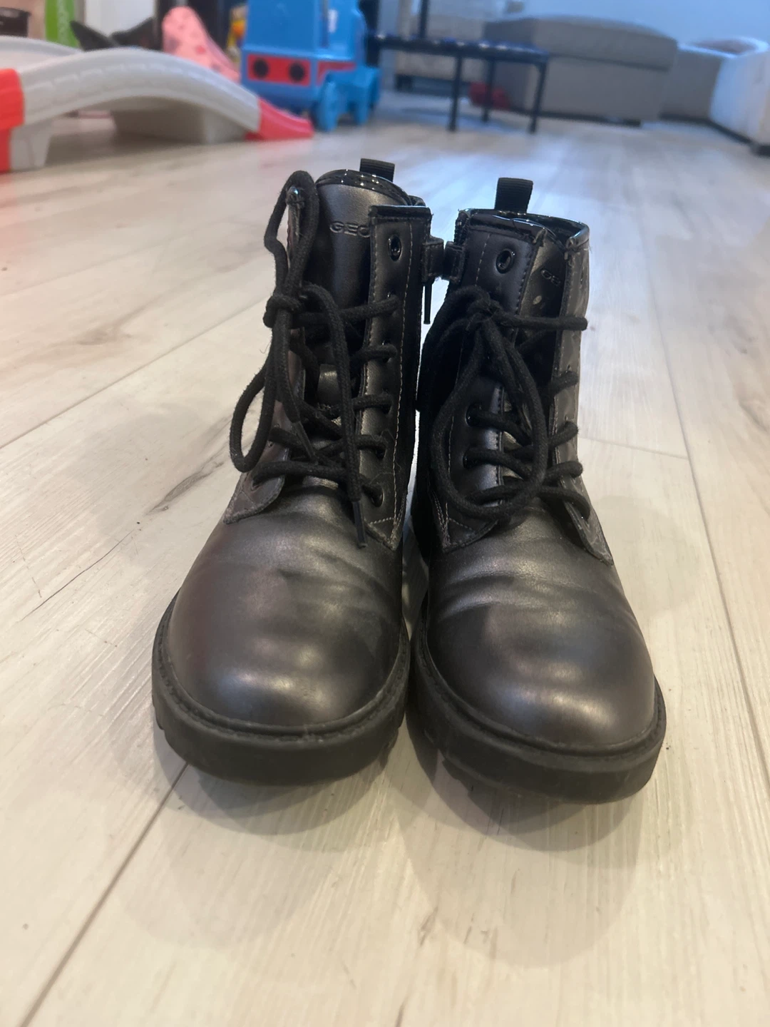 Geox Kids' Boots - Size 33 - Black/gun metal grey - photo 2