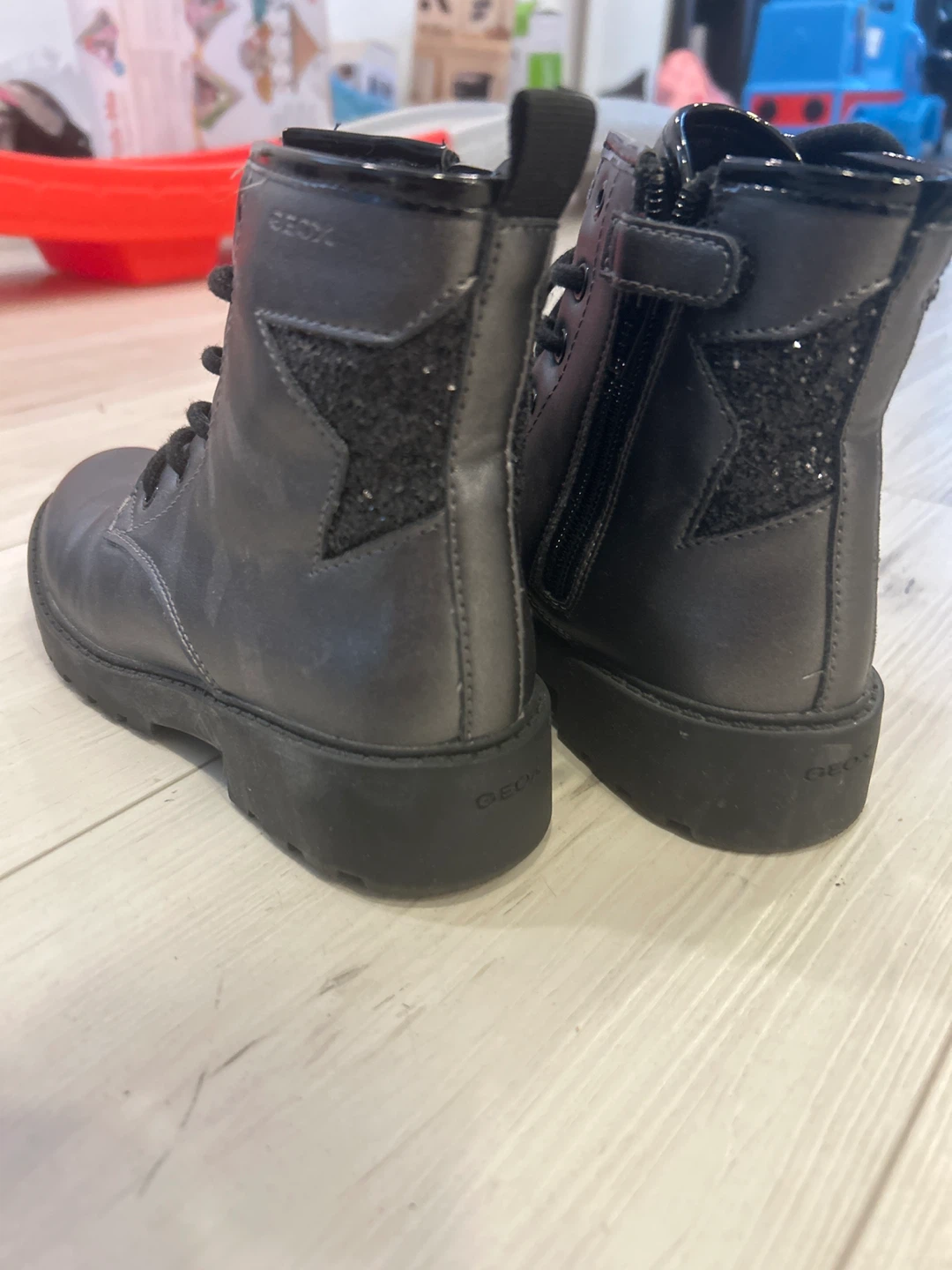 Geox Kids' Boots - Size 33 - Black/gun metal grey - photo 3