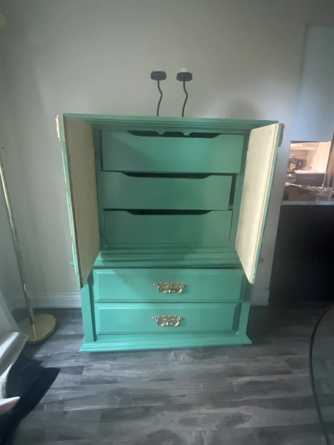 Green Painted Armoire image indicator(3)