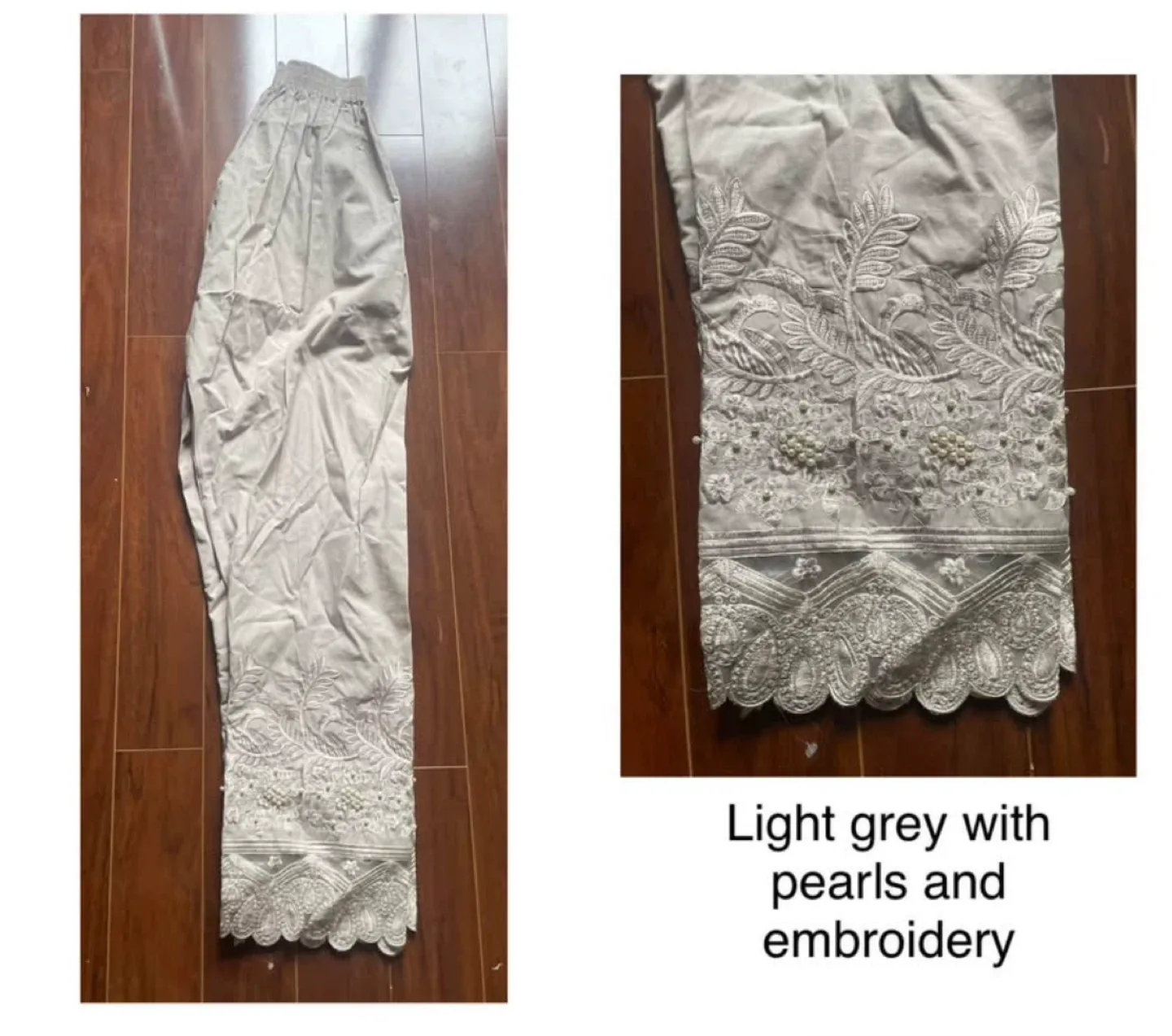 White Embroidered Shalwar Pants image indicator(6)