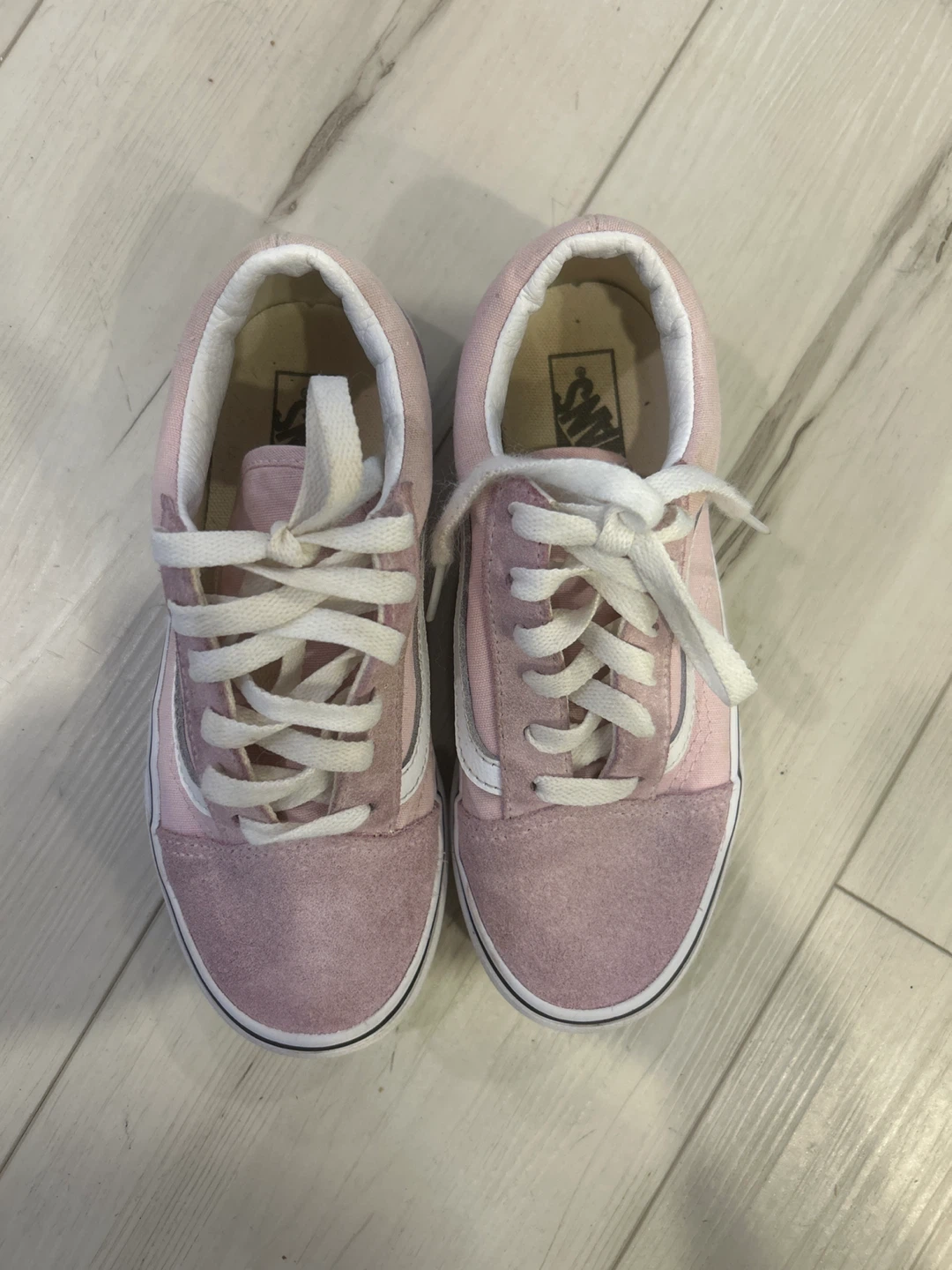 Vans Old Skool Pink Suede Sneakers- size US 3(kids) - photo 3