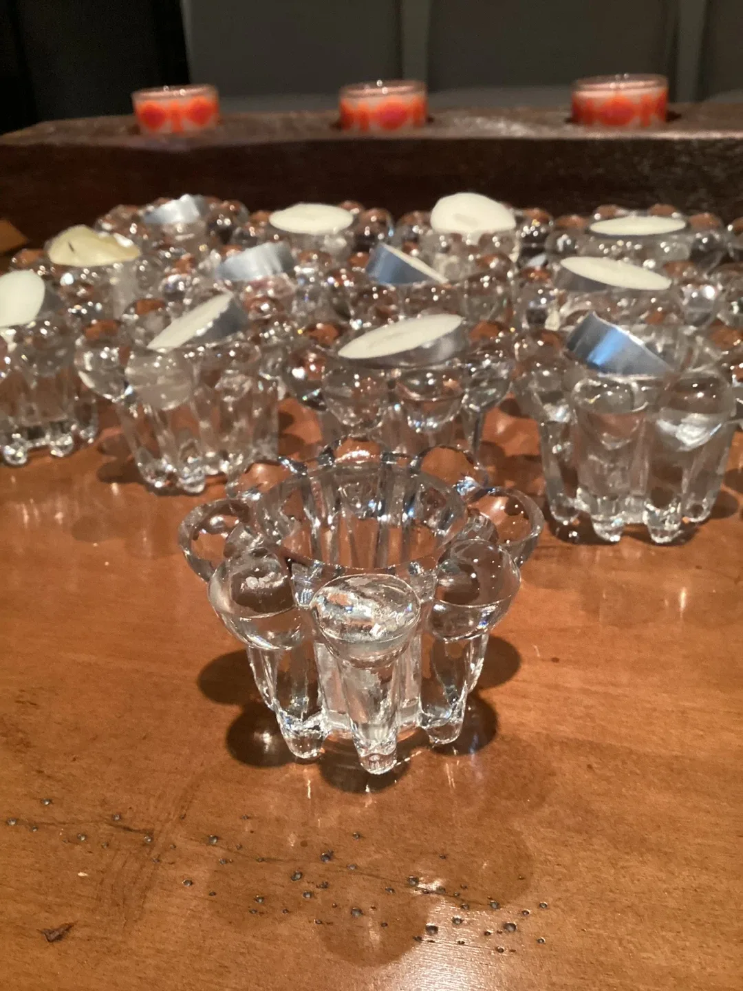 Votive Candle Holders - Gold & Clear image indicator(2)