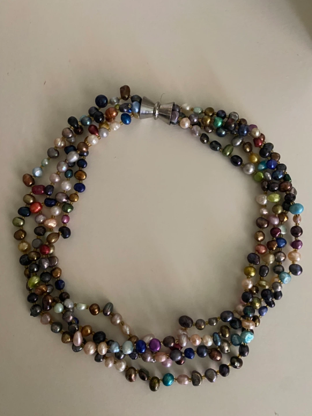 Multi-Strand Pearl Necklace