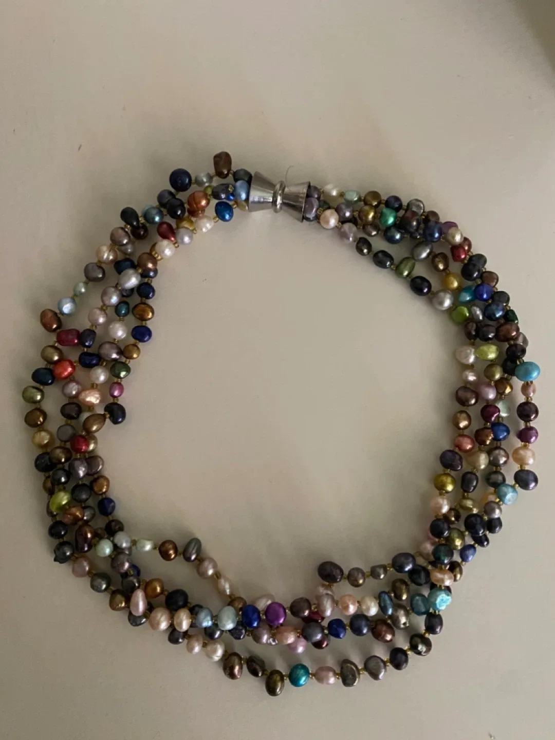 Multi-Strand Pearl Necklace