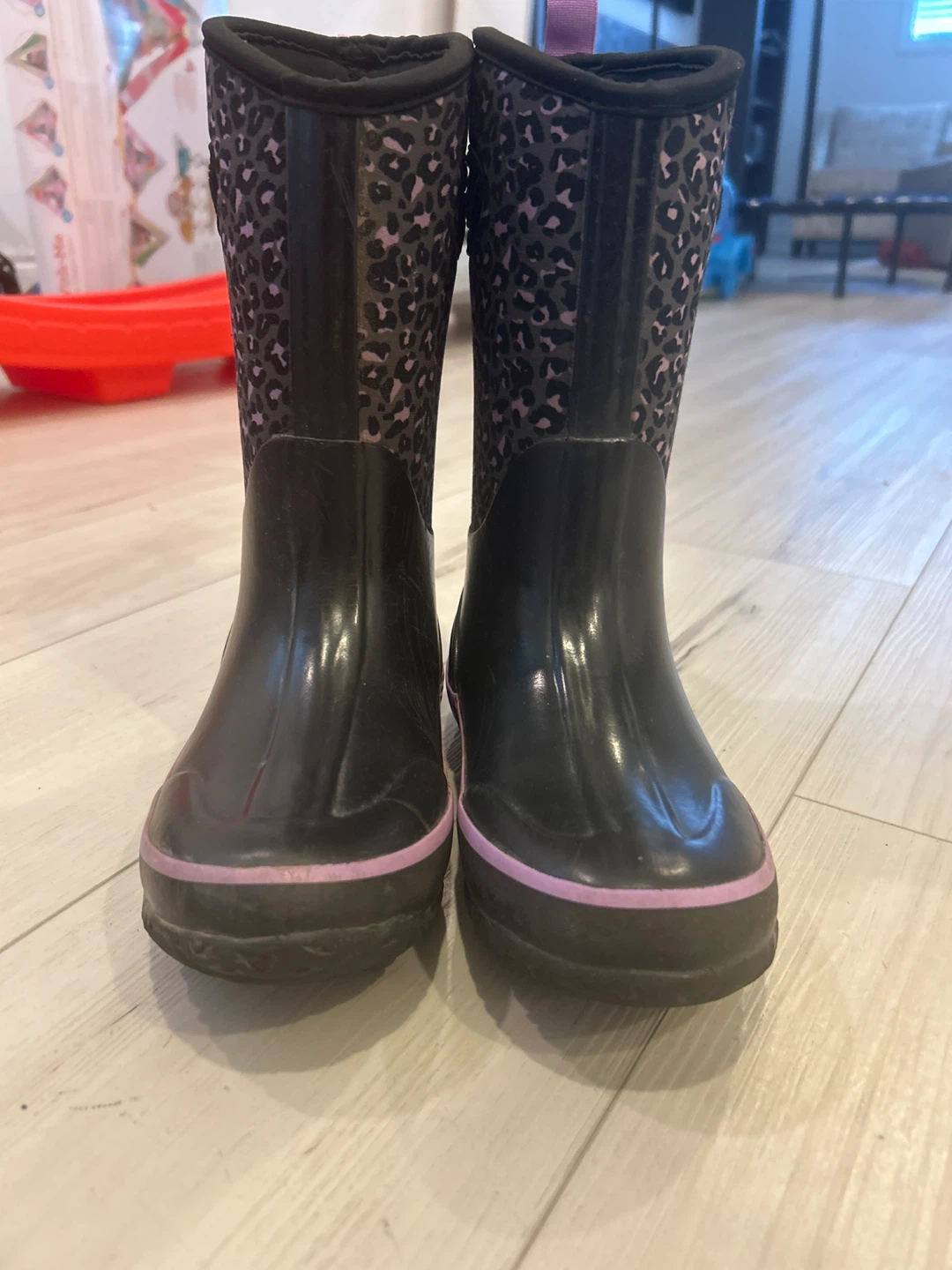 Storm by cougar- Leopard Spots Rain/winter Boots - US Size 2 - photo 4
