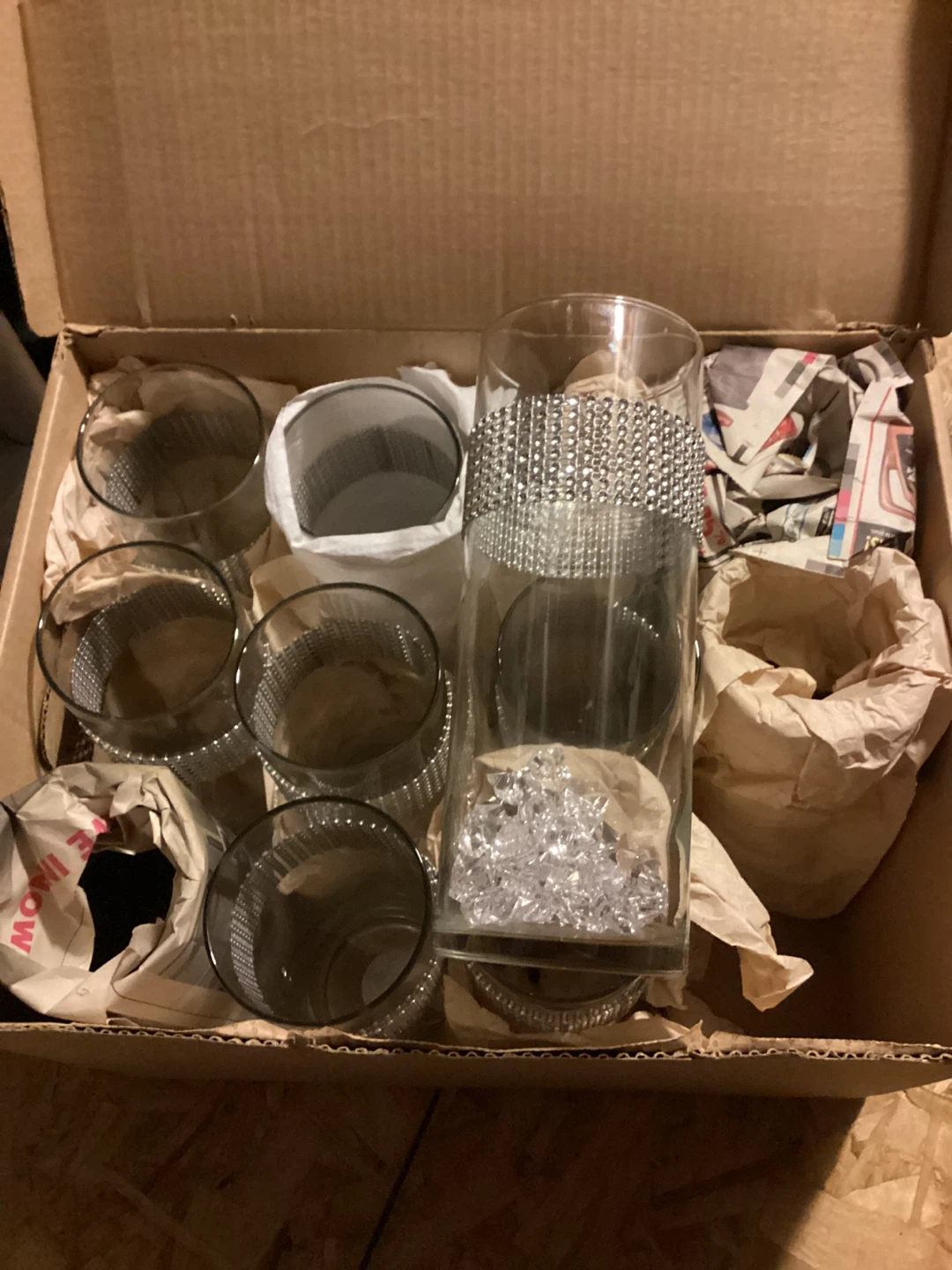 Hurricane Vases - Set of 12
