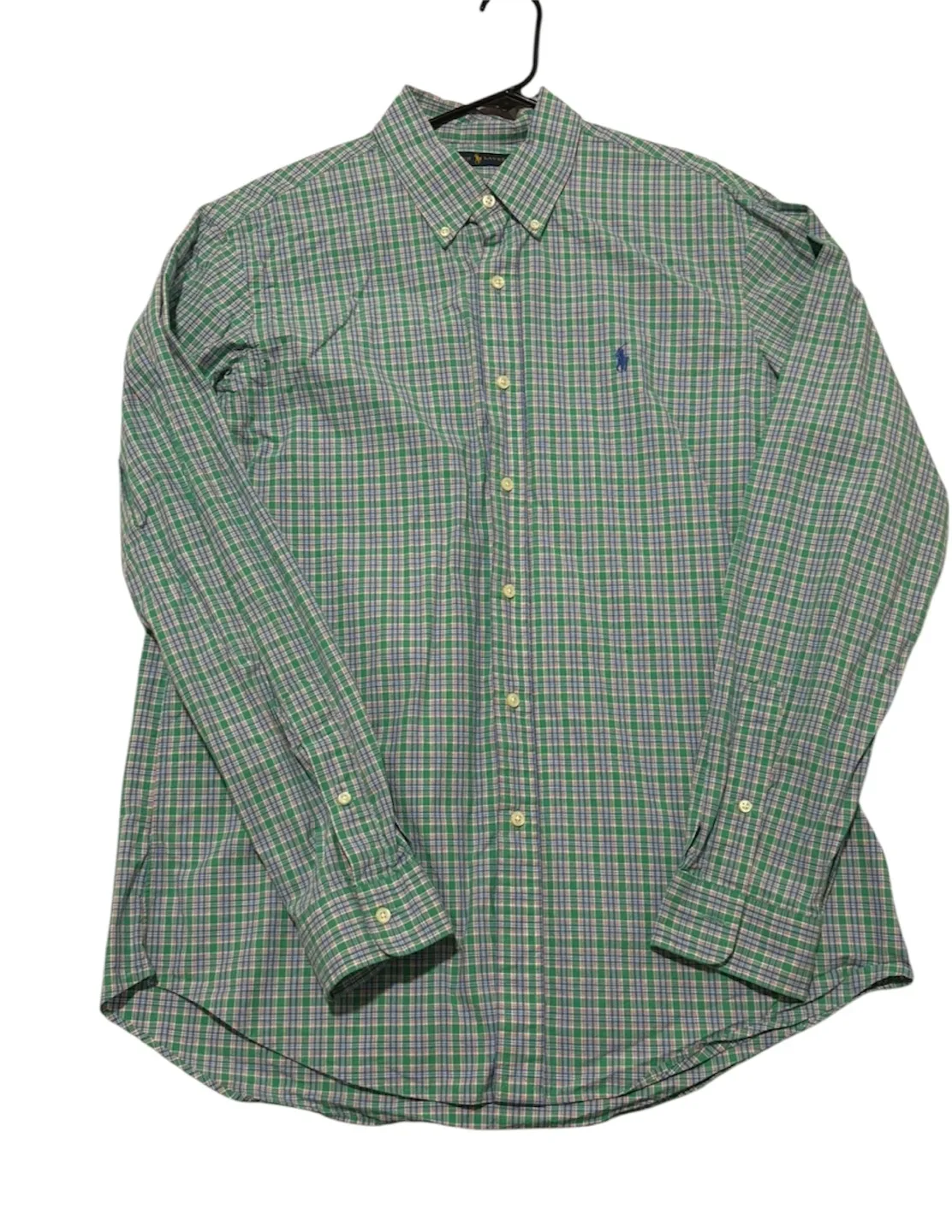 Ralph Lauren Plaid Button-Down Shirt - Size L
