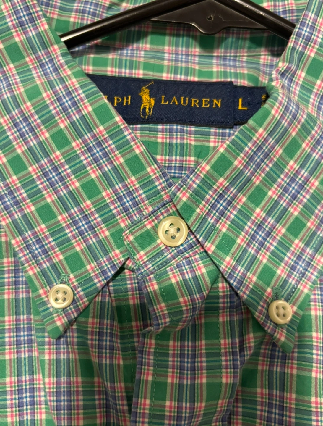 Ralph Lauren Plaid Button-Down Shirt - Size L - photo 3