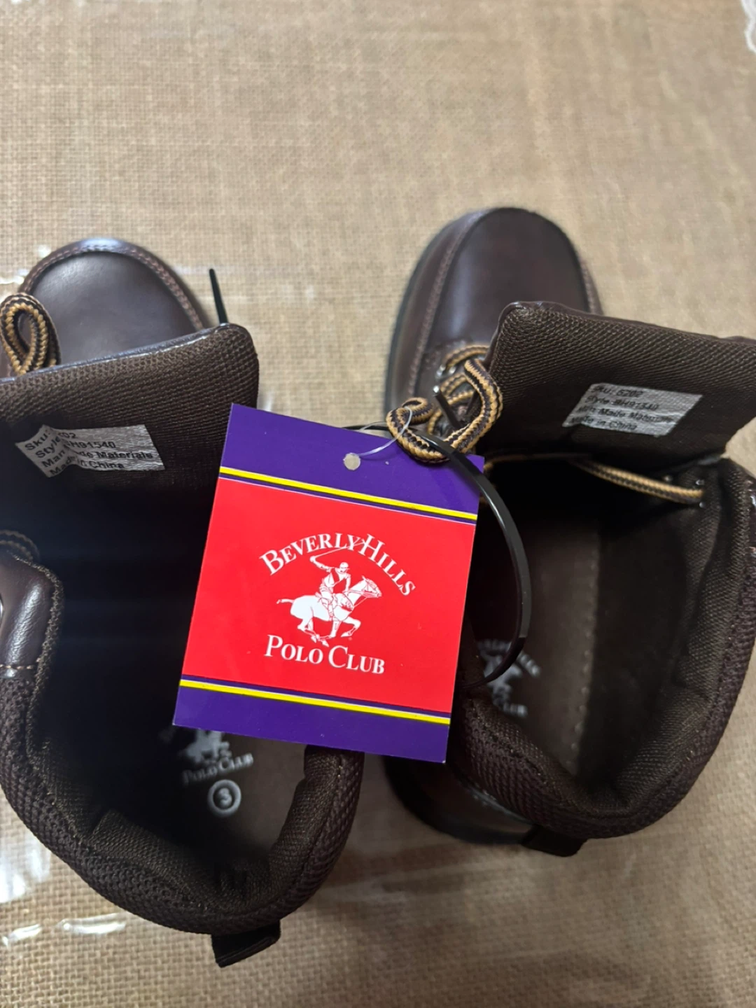 Beverly Hills Polo Club Brown Boots, Size 3