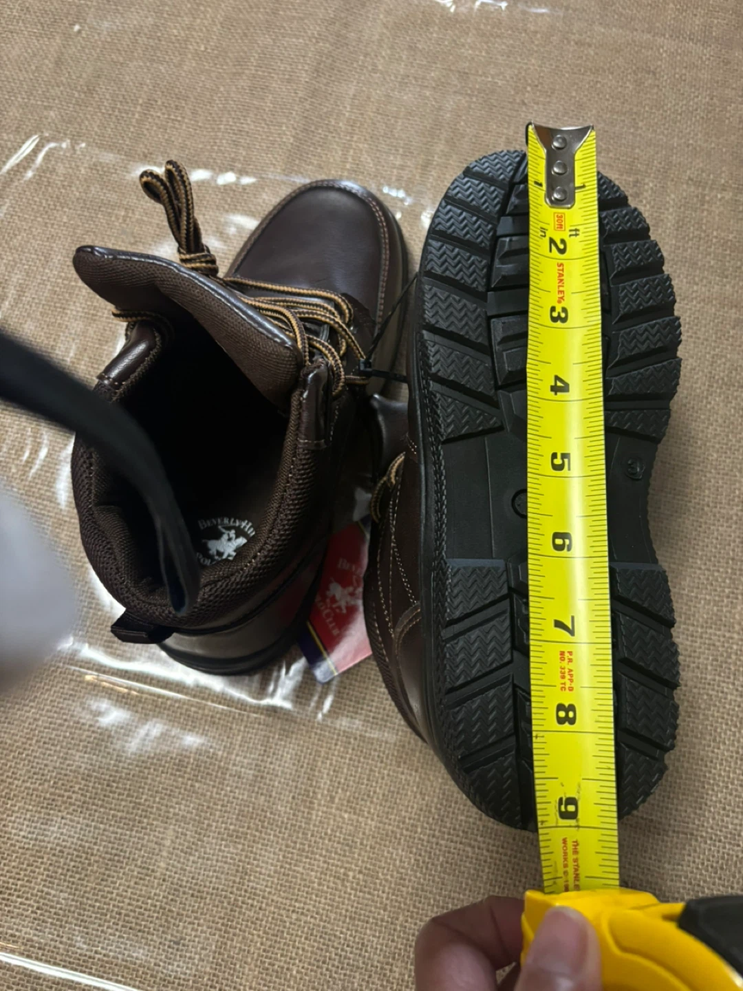Beverly Hills Polo Club Brown Boots, Size 3 - photo 4