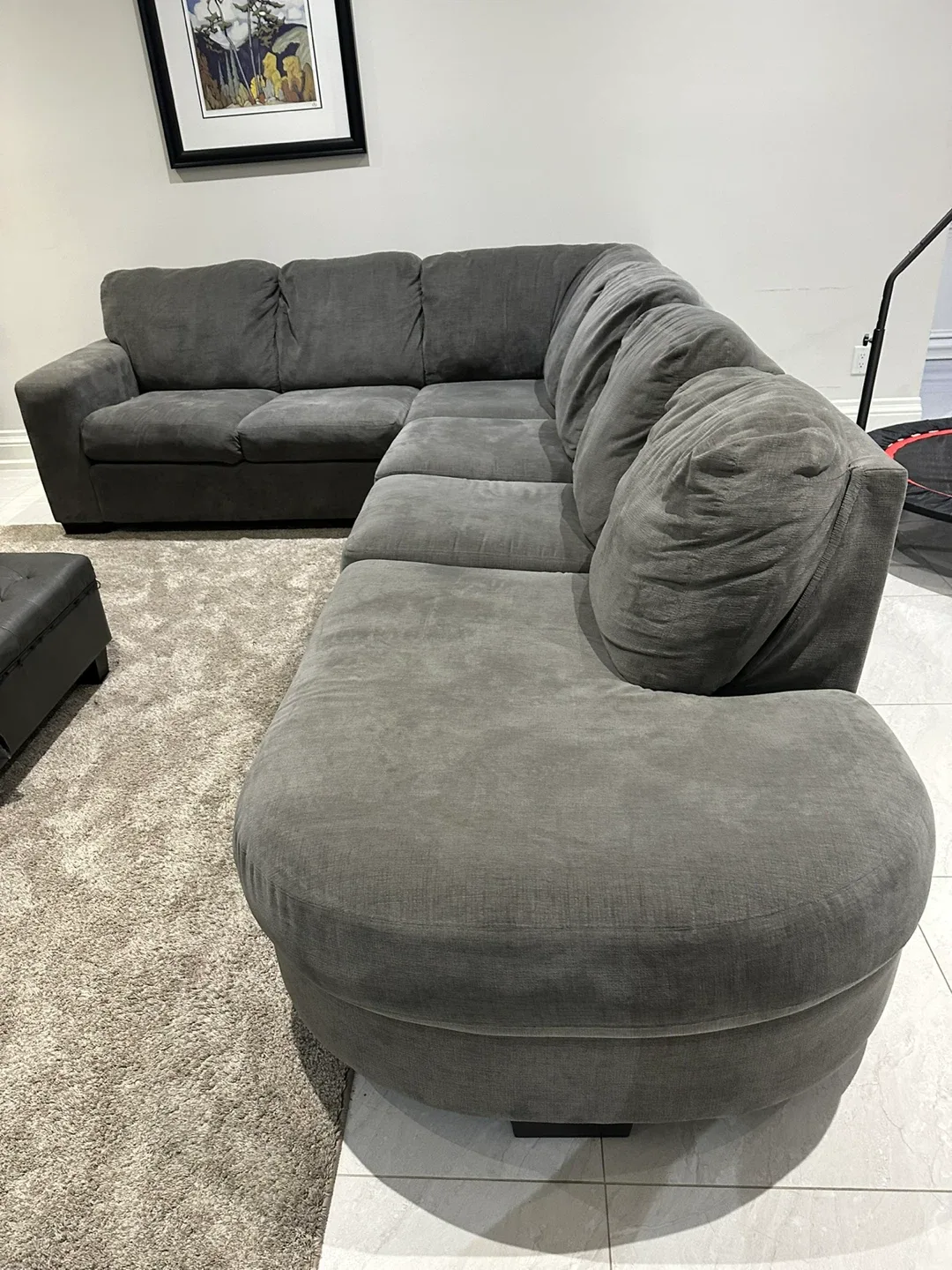 Grey Sectional Sofa image indicator(2)