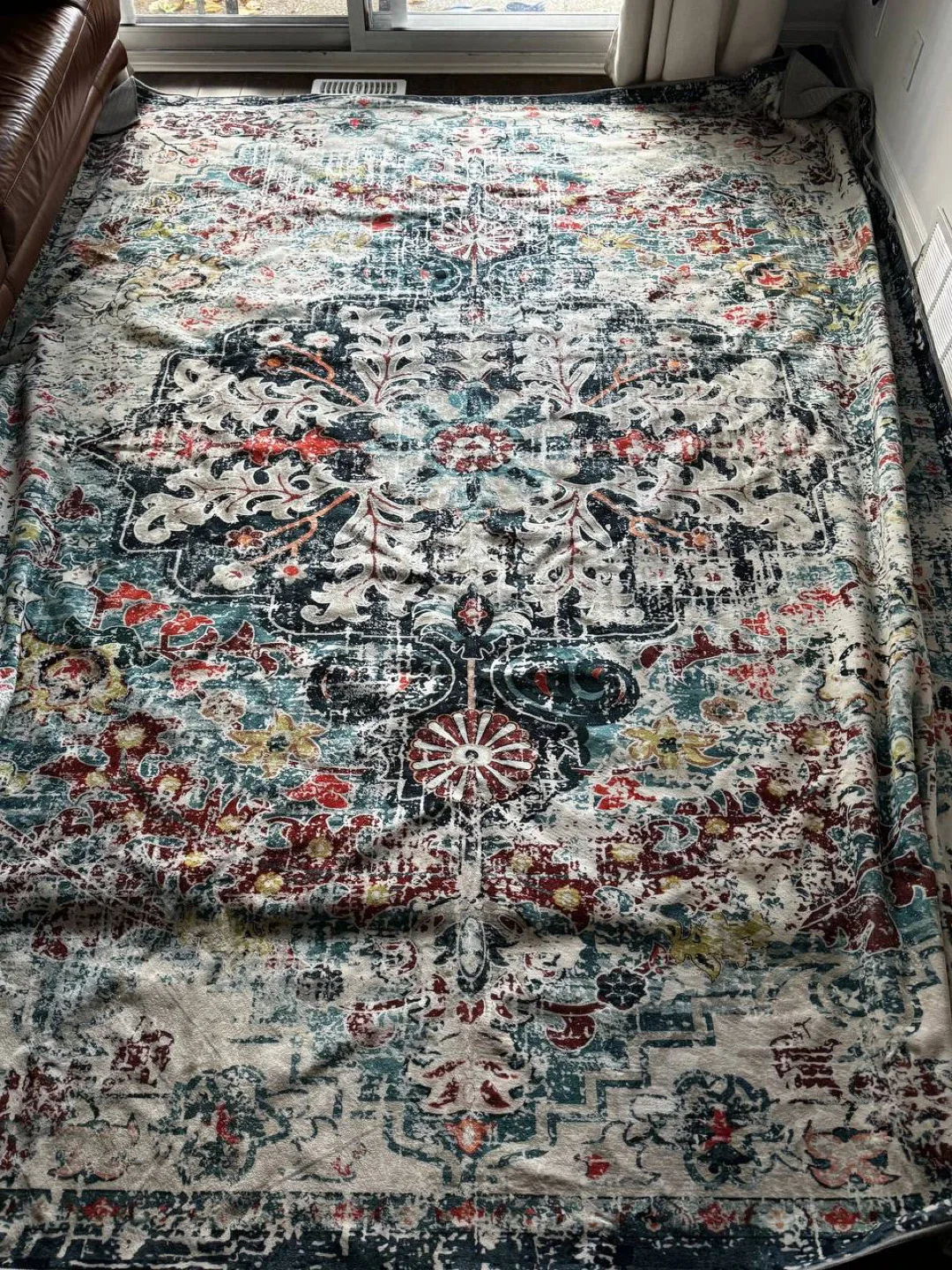 Lahome Boho Rug 8x10 (Teal) – Open Box image indicator(2)