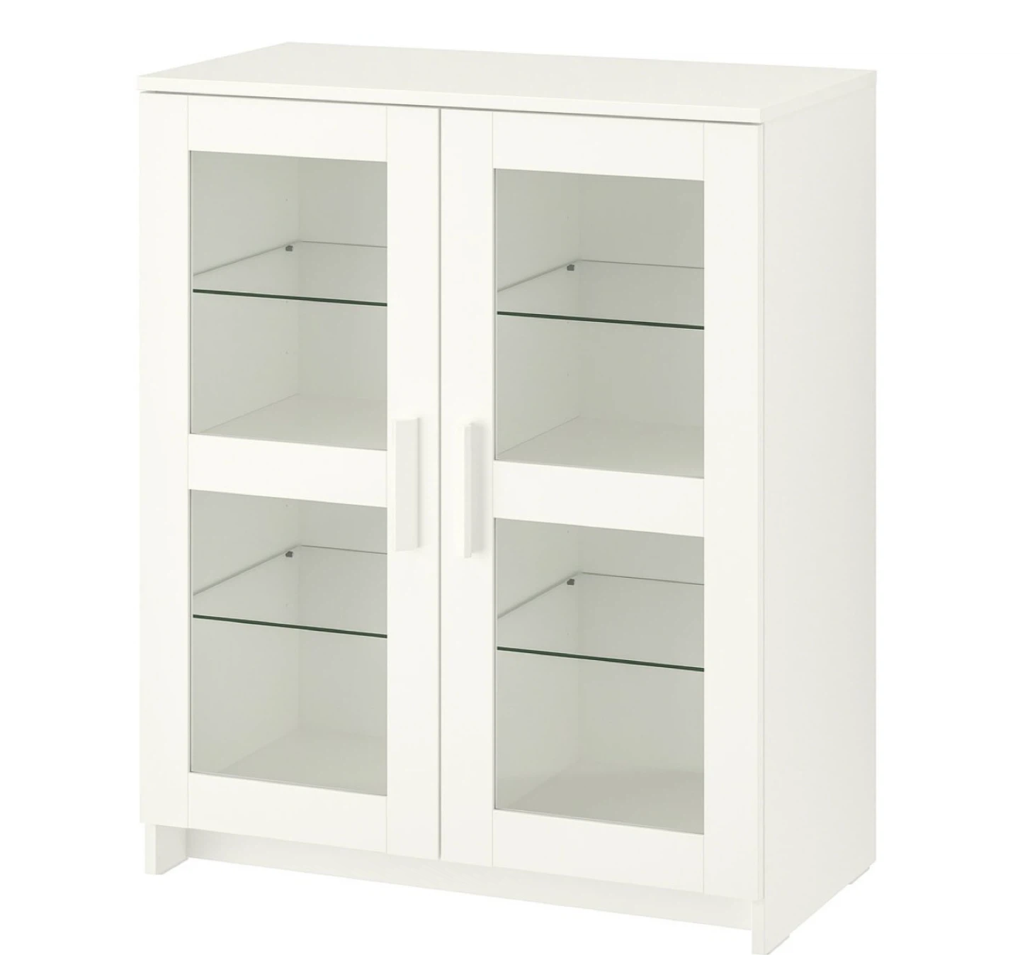 IKEA Billy White Glass Cabinet - photo 3