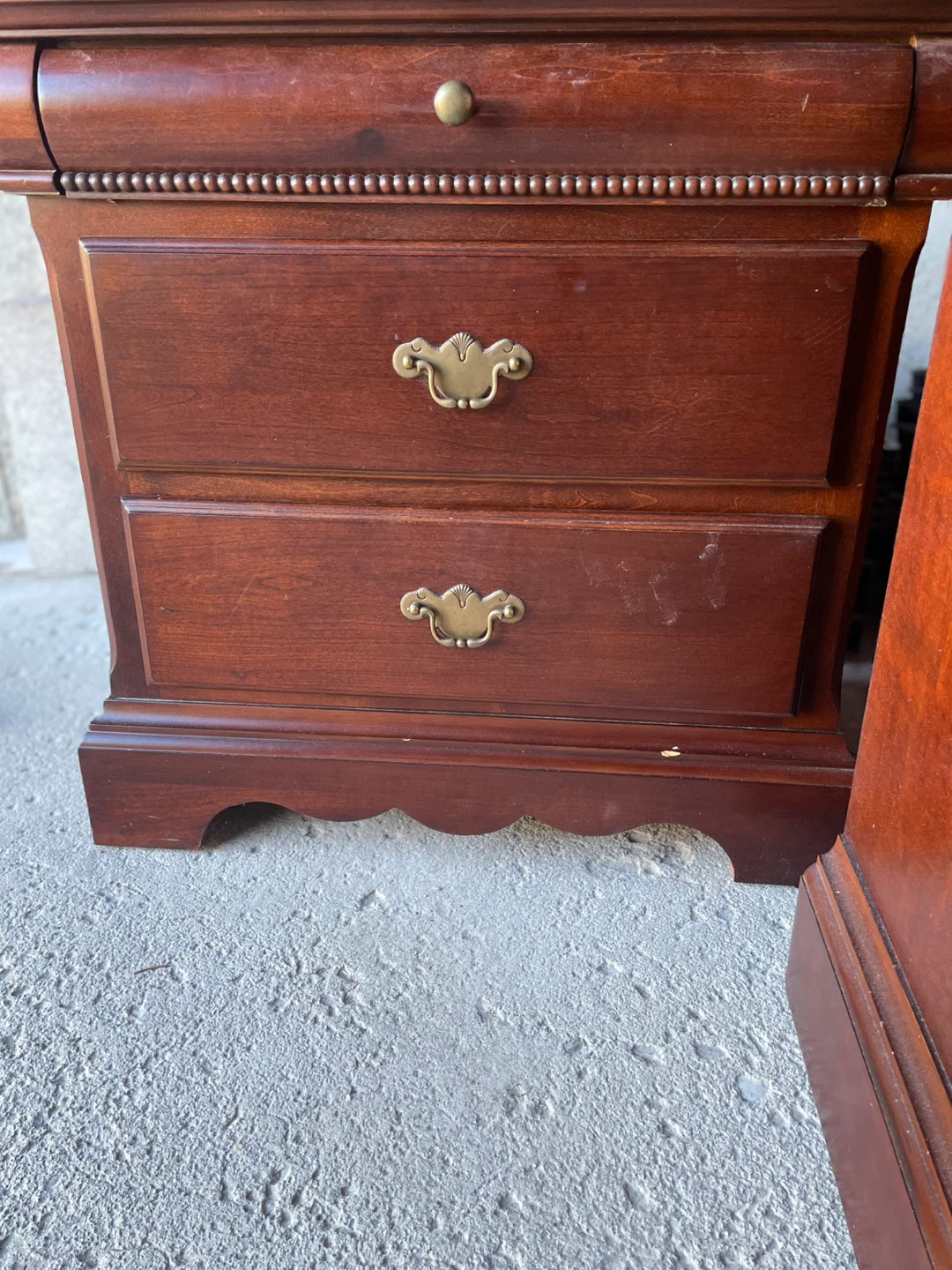 Wooden Dresser with Mirror