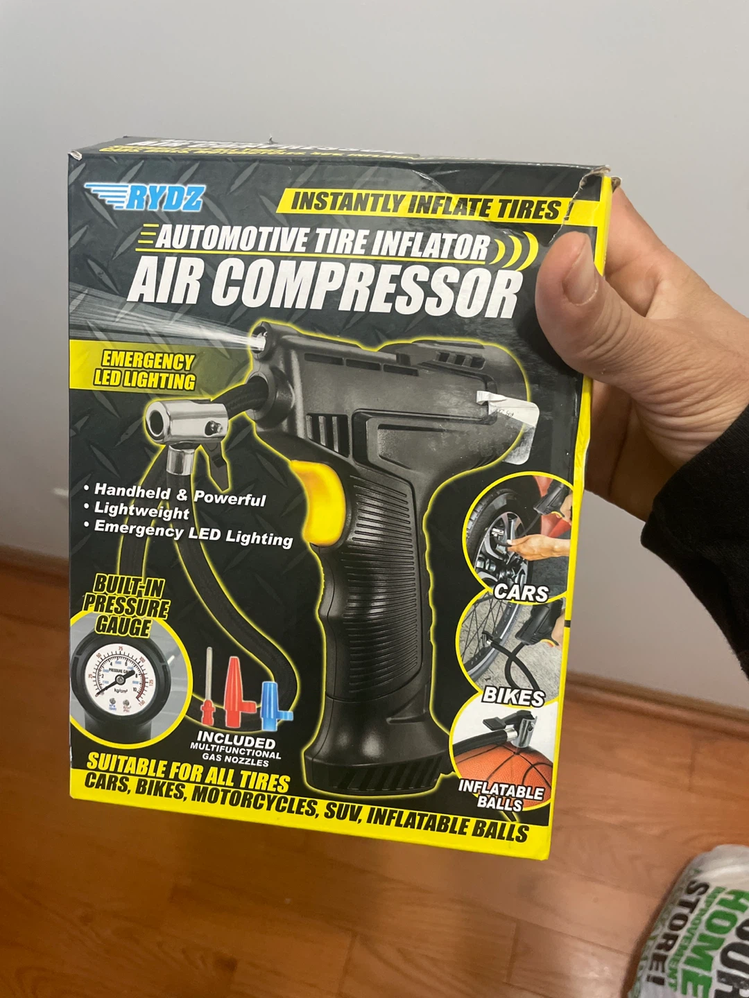 RYDZ Automotive Tire Inflator Air Compressor