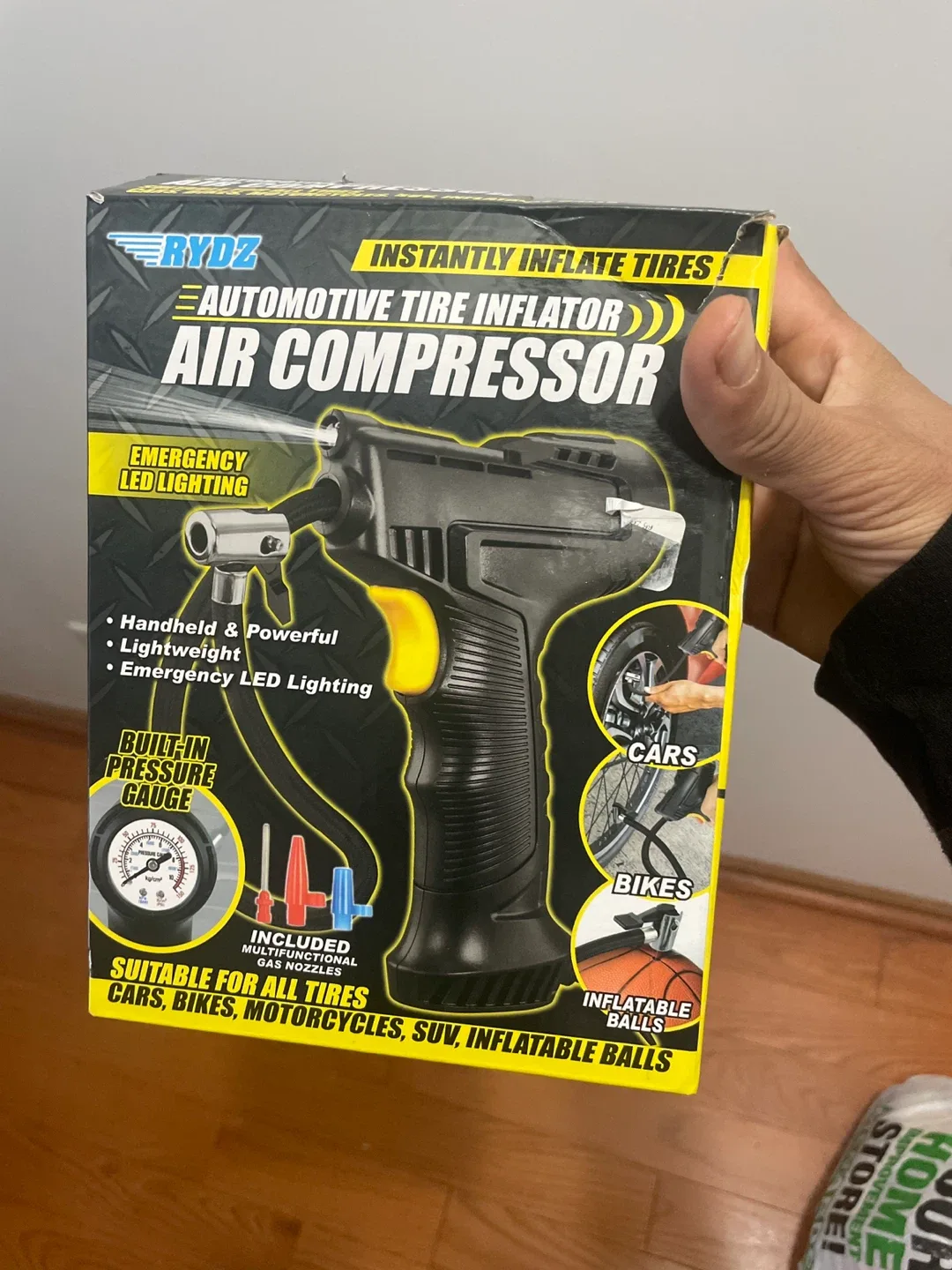 RYDZ Automotive Tire Inflator Air Compressor thumbnail