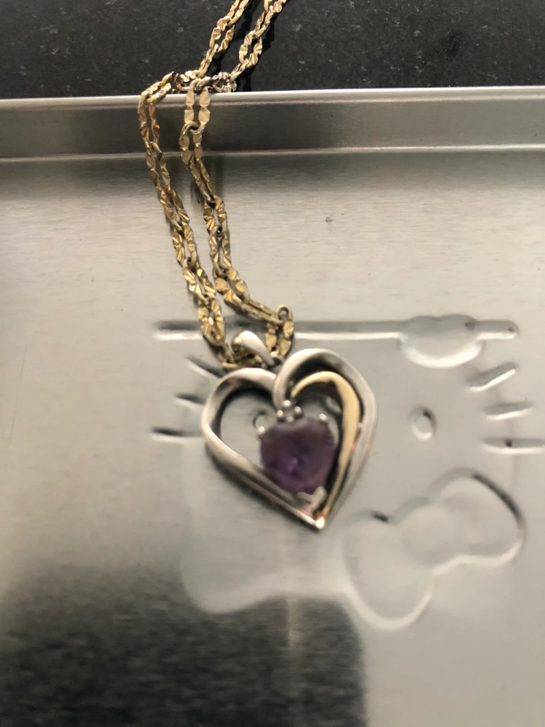 14K Gold Heart Pendant