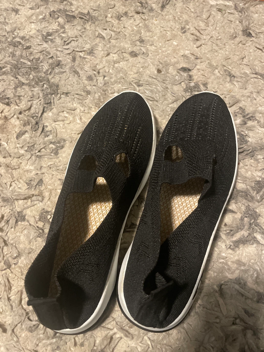 Black Slip-On Shoes