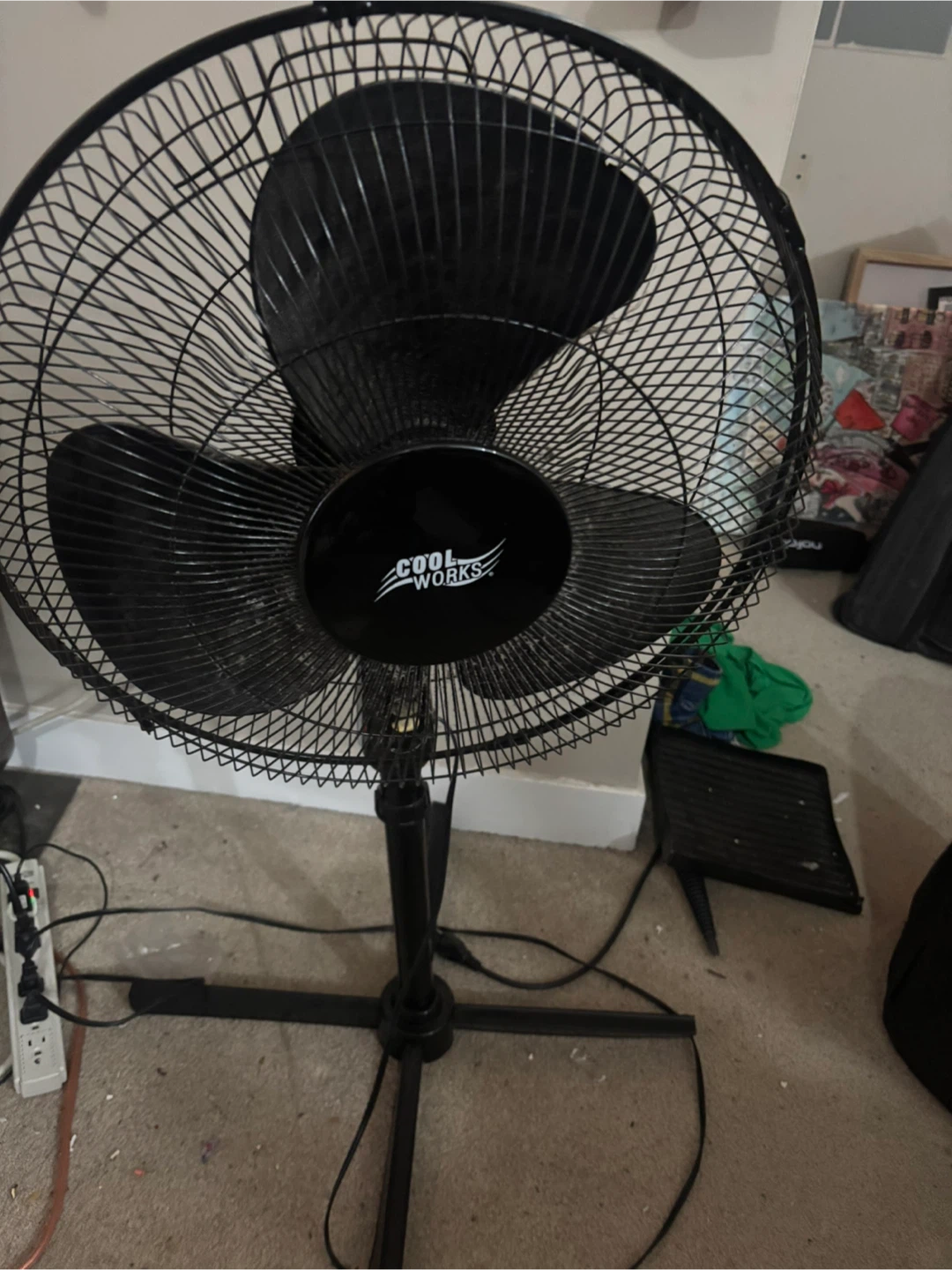 Cool Works Black Stand Fan