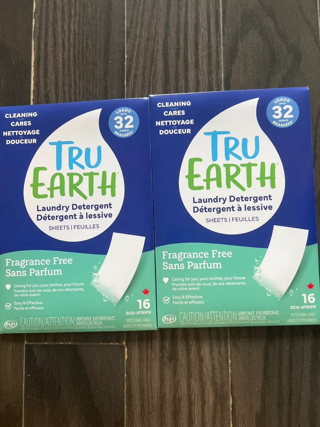 Tru Earth Fragrance Free Laundry Detergent Sheets (2 boxes) thumbnail