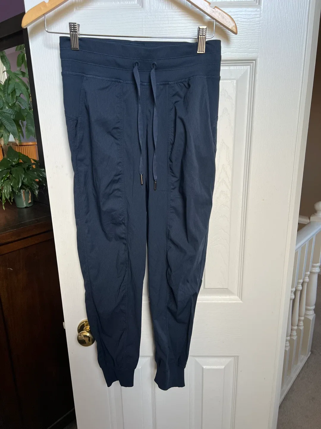 Size 4 lulu dance studio pants-navy blue thumbnail