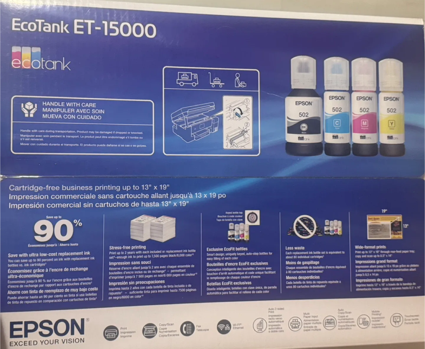 Epson EcoTank ET-15000 Printer - New! image indicator(2)