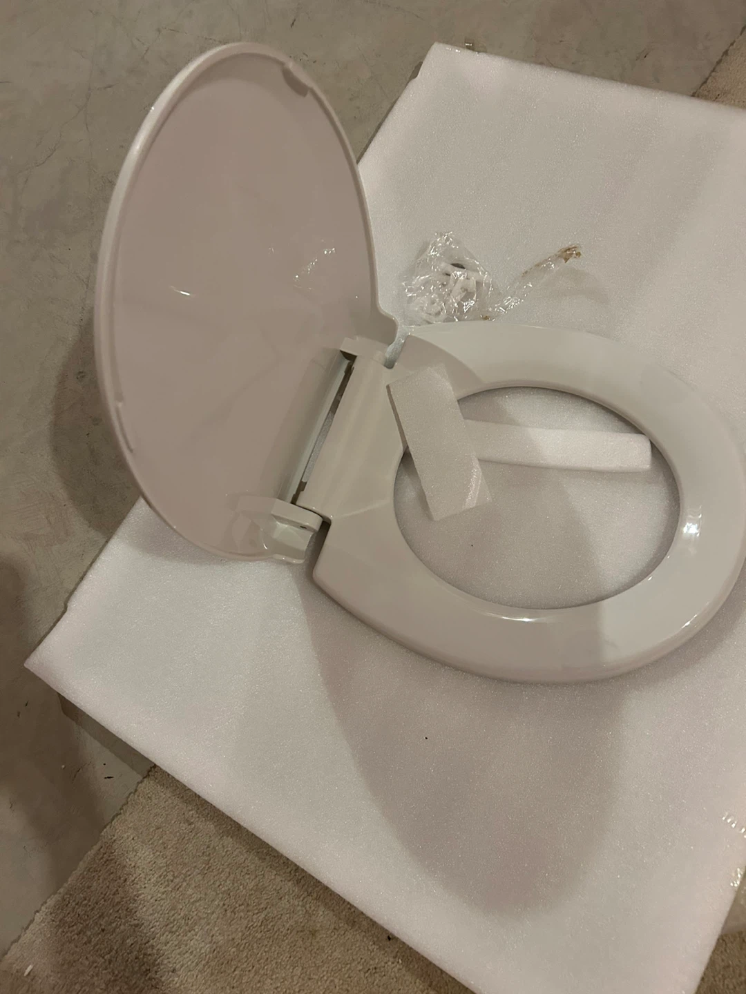 New White Toilet Seat