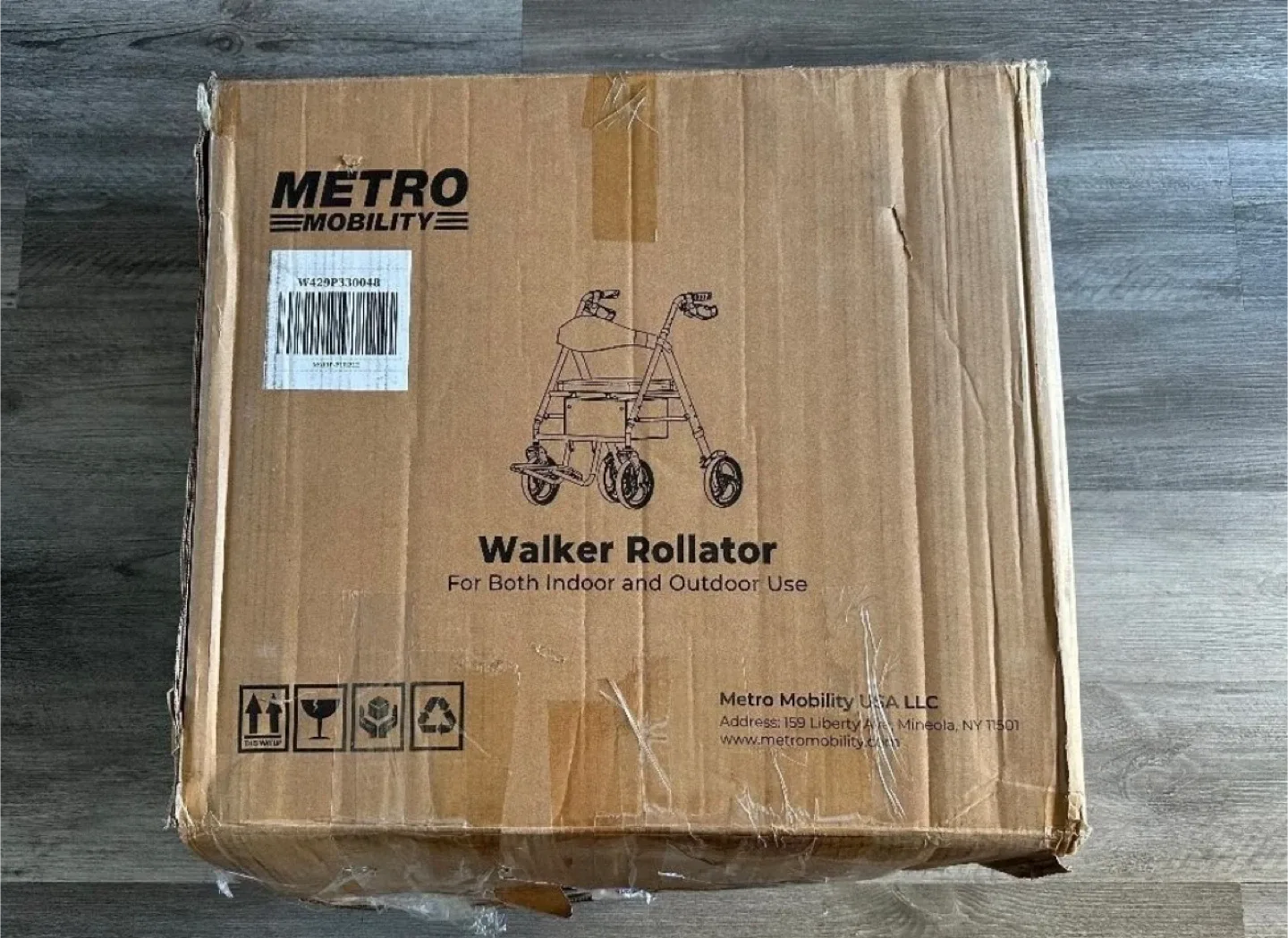 NEW Metro Mobility Rollator Walker with Seat image indicator(4)