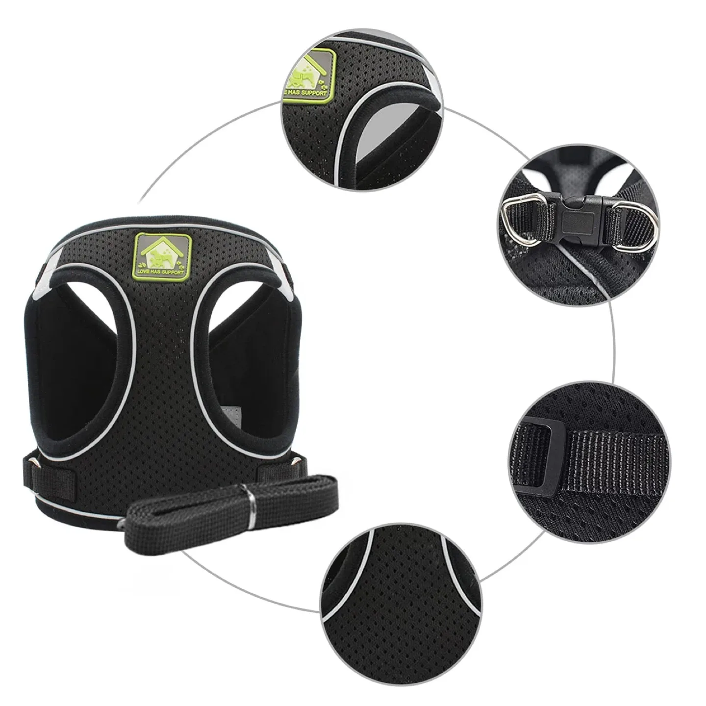 Love Has Support Cat Harness - Size M image indicator(2)