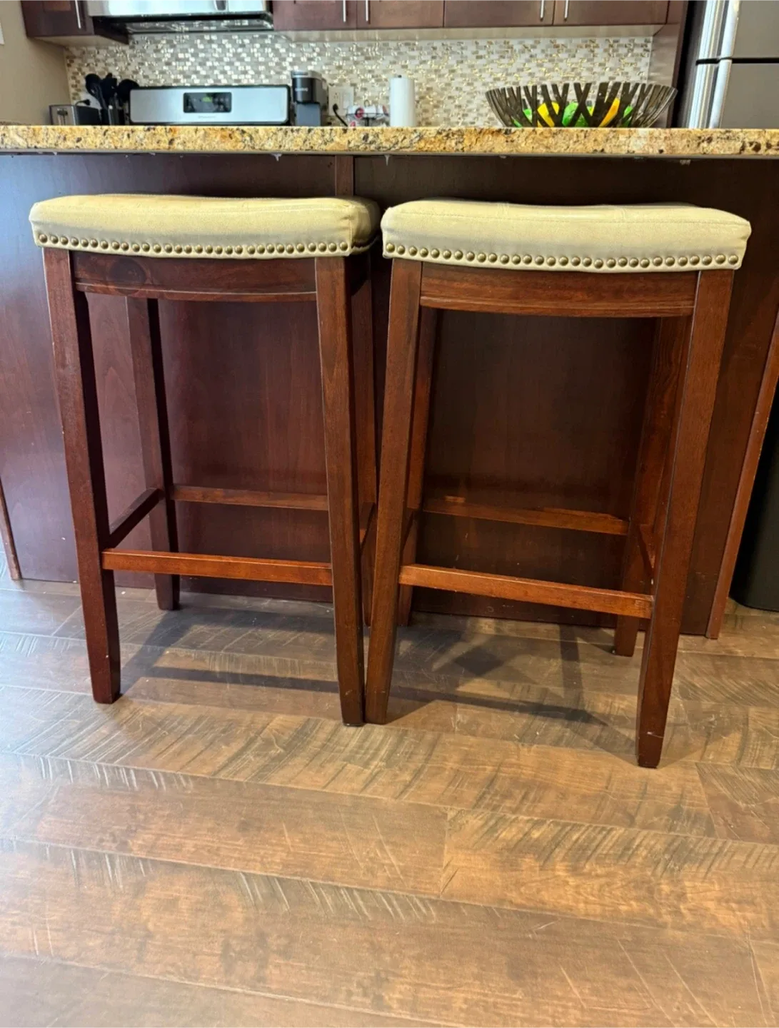 MUST GO - 2 Bar Stools thumbnail