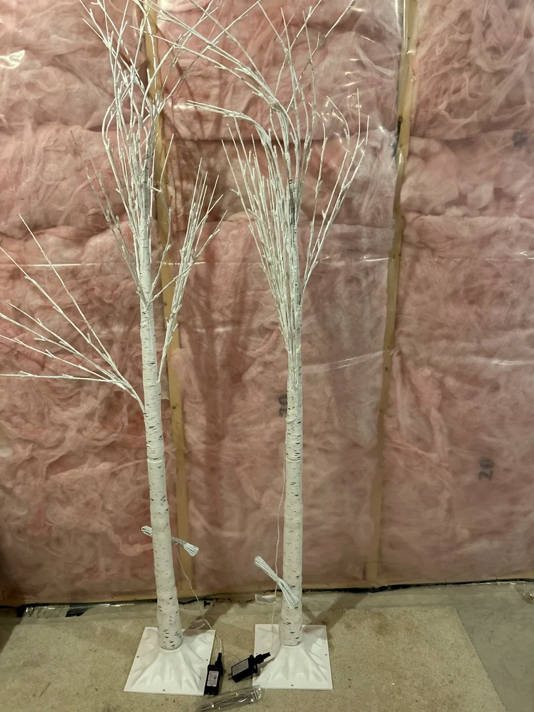 Birch Tree with LED Lights - Set of 2 image indicator(2)