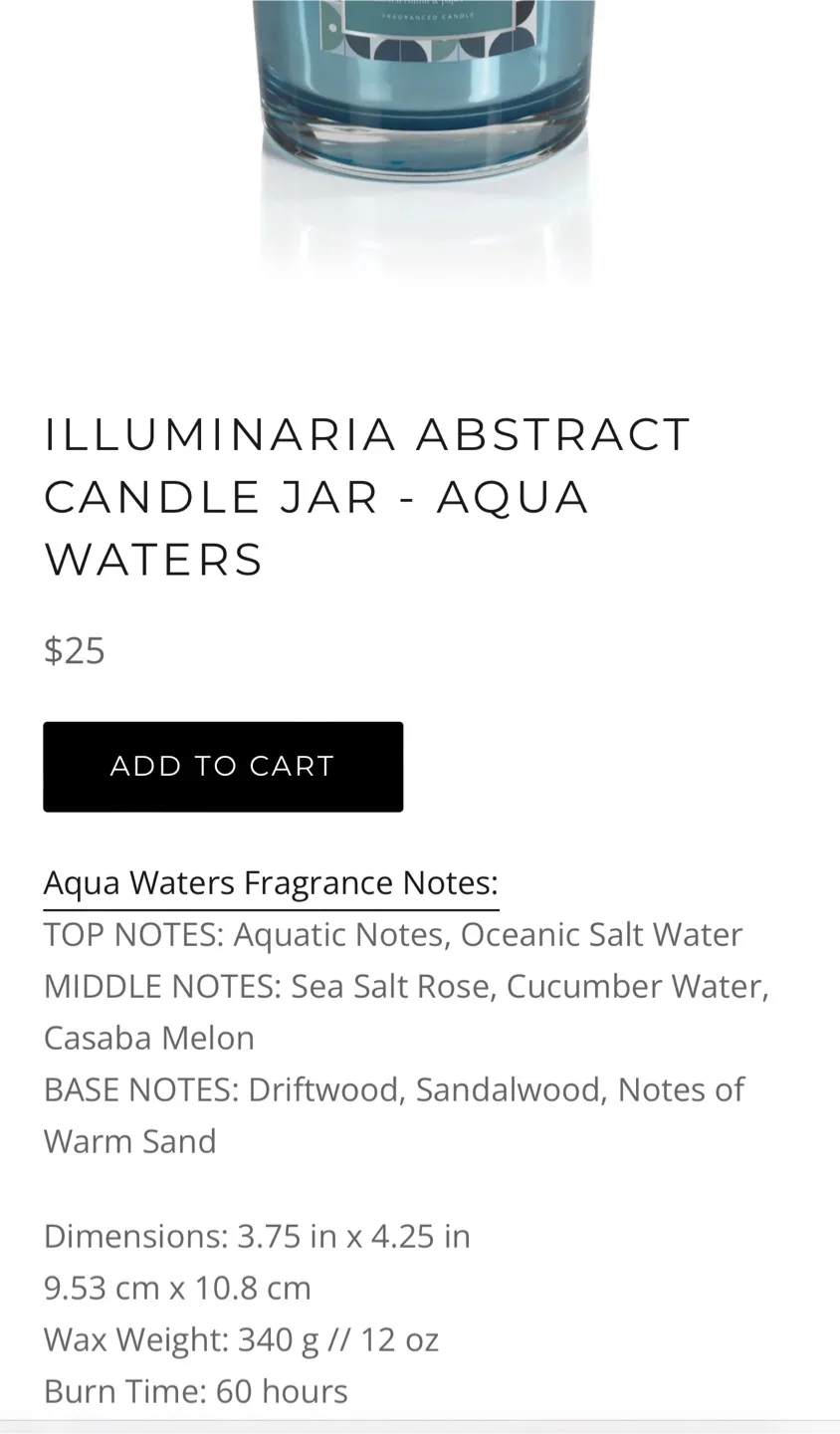 🥕2 Brand New Illuminaria Sea Salt Scented Candles(org 25 each) image indicator(2)