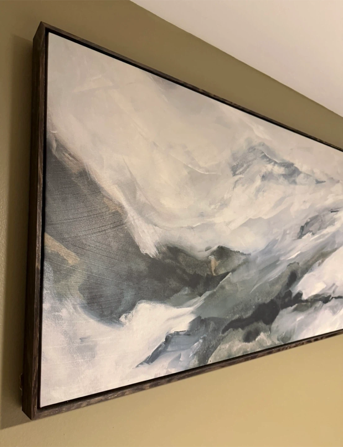 MUST GO - Framed Canvas Painting - photo 2