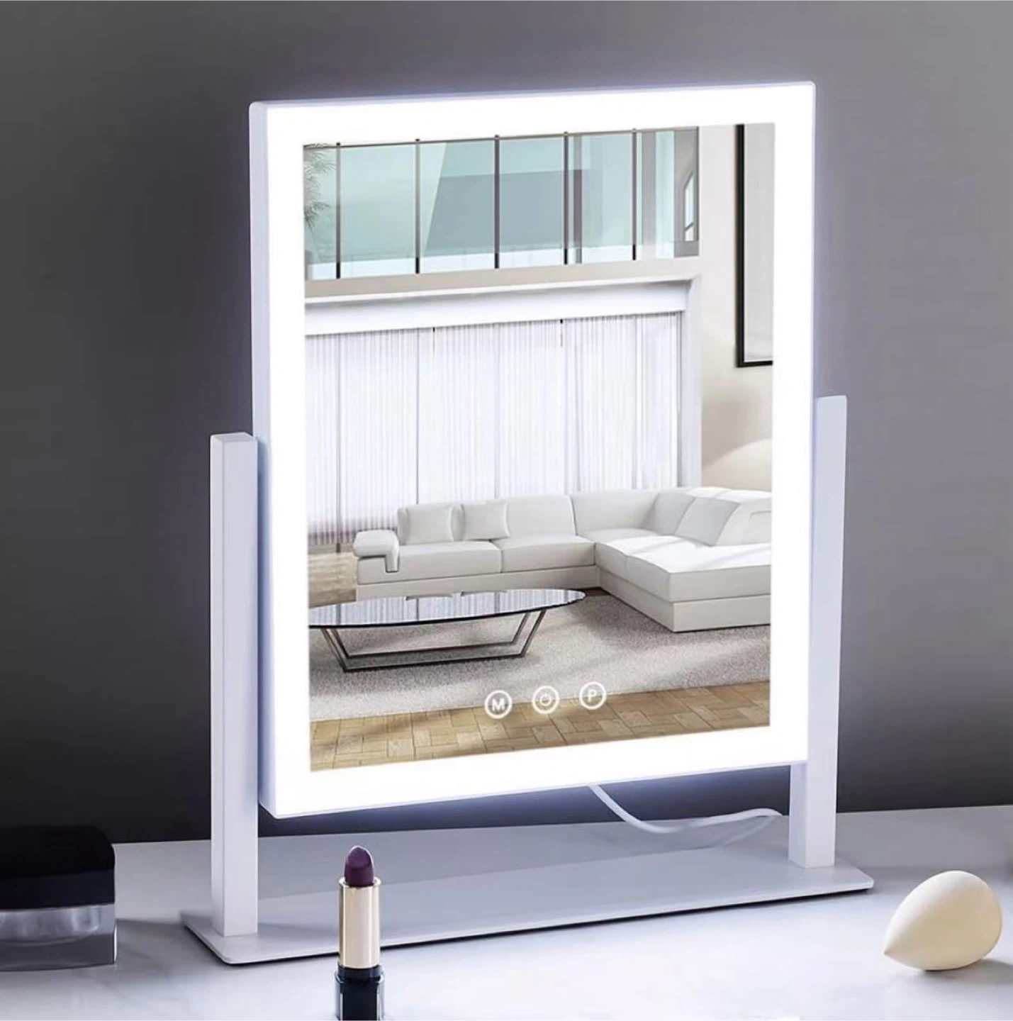 LED Lighted Vanity Makeup Mirror with 5X Magnification - photo 5