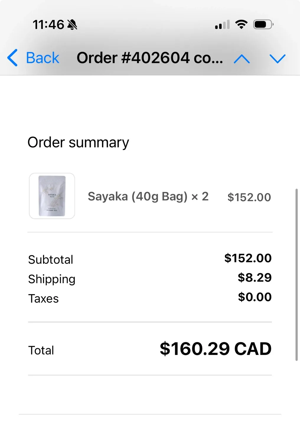 Sayaka (40g Bag) x 2