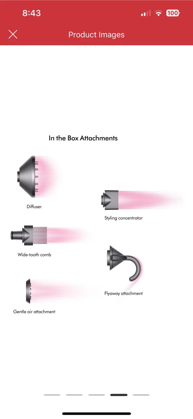 Dyson Supersonic Hair Dryer brand New! image indicator(2)