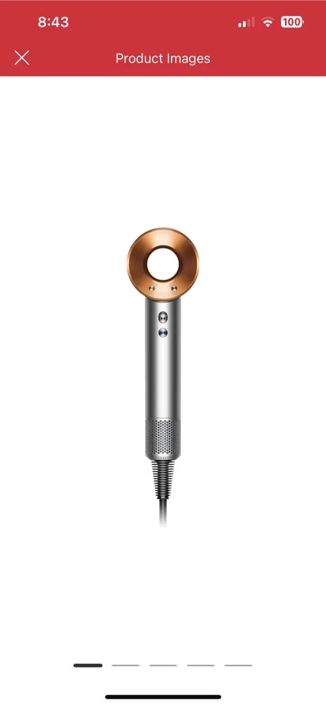 Dyson Supersonic Hair Dryer brand New! image indicator(3)