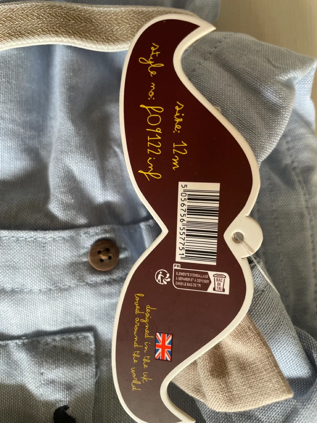 Little Gent 12M Outfit - New with Tags! image indicator(2)