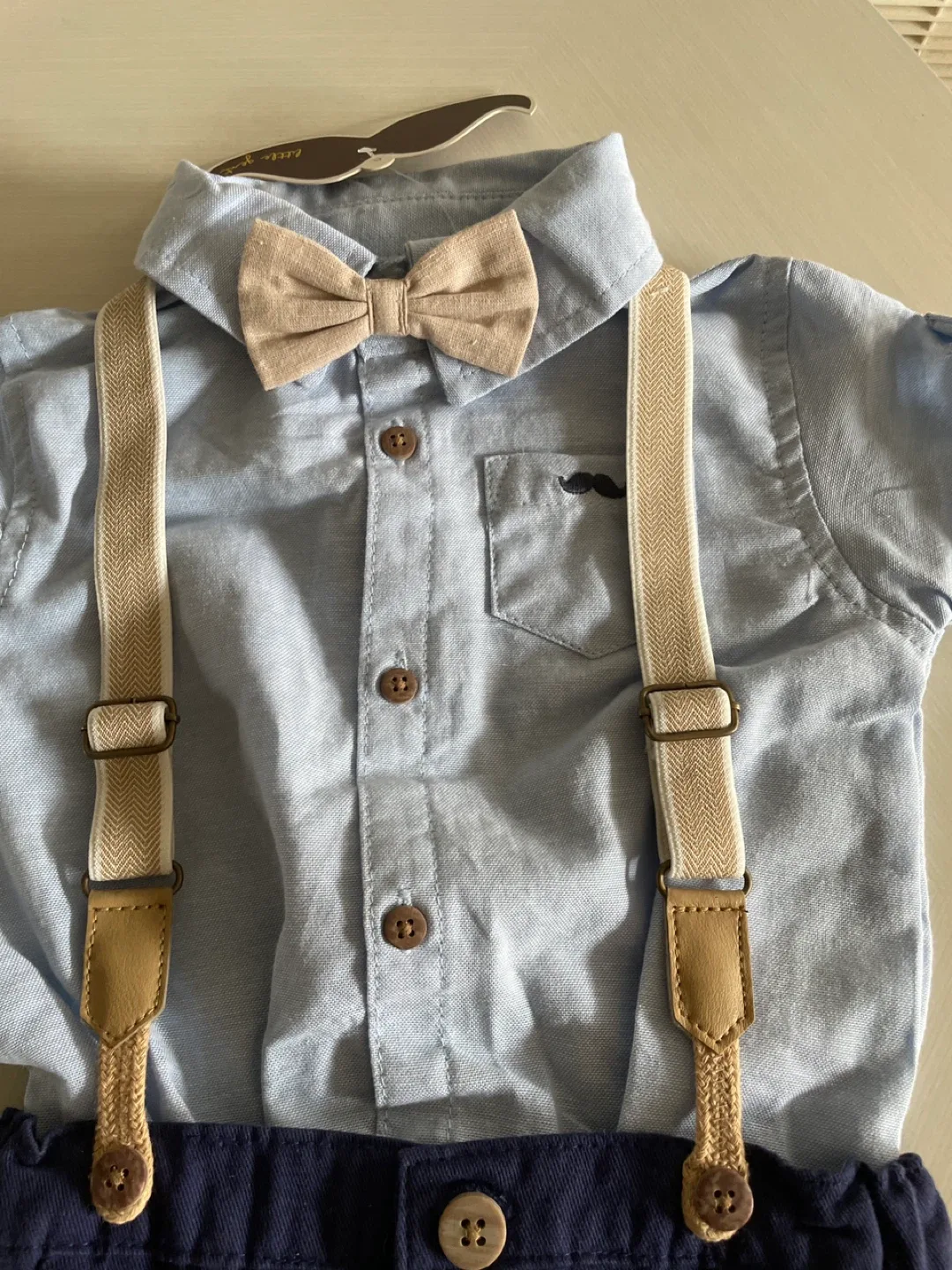 Little Gent 12M Outfit - New with Tags! image indicator(4)