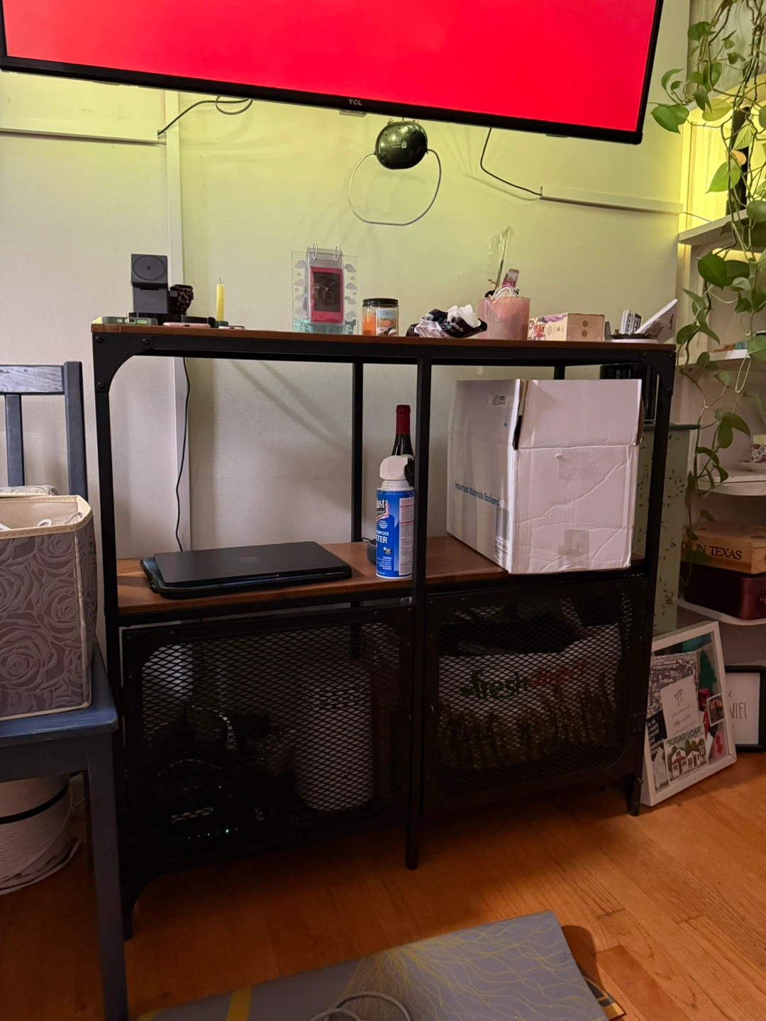 IKEA Fjallbo Shelf Unit - Black/Wood - photo 4