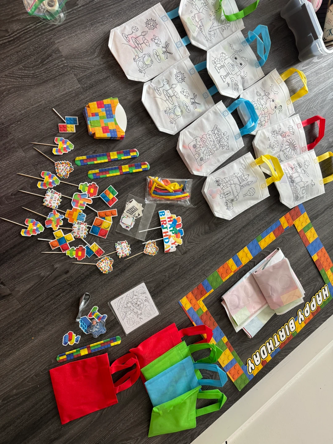 Lego birthday party supplies