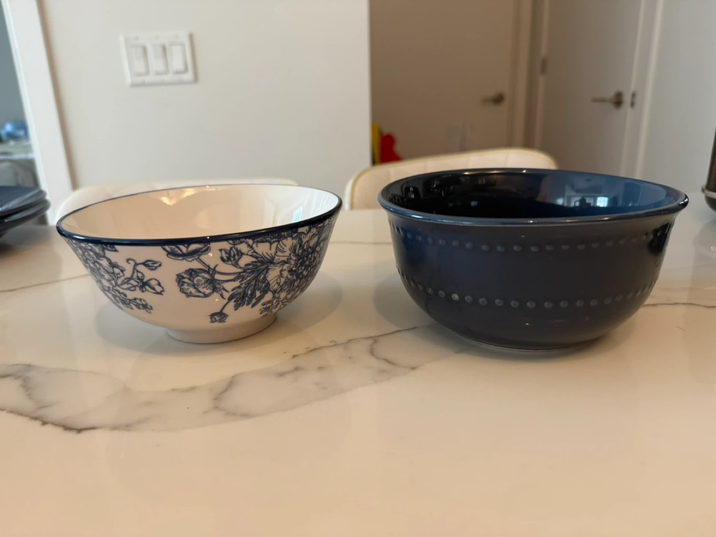 Dinnerware Set - Floral & Solid Blue - photo 4