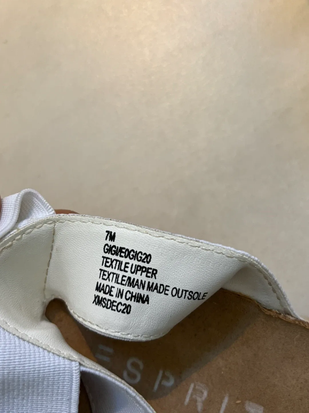 Esprit White Espadrille Platform Sandals - Size 7 image indicator(4)