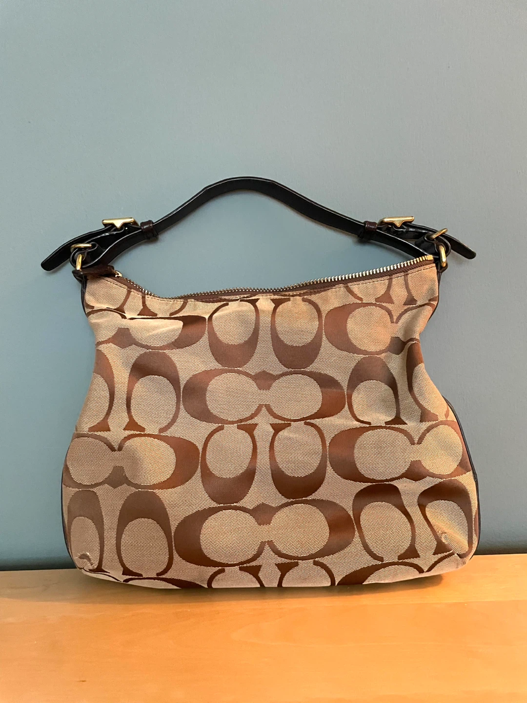 Coach Hobo Bag - Brown Signature Canvas - photo 4