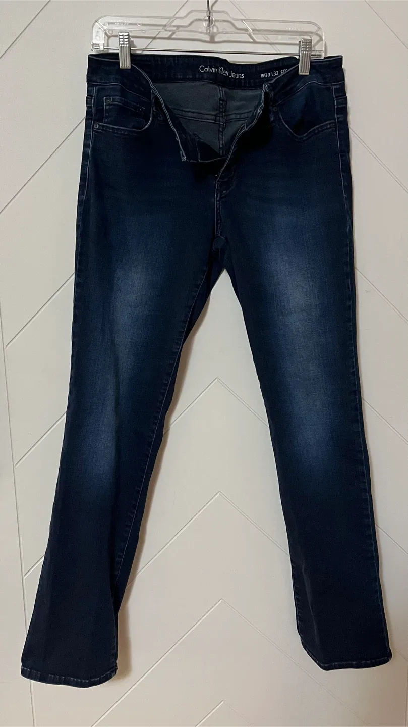 Calvin Klein Stretch Jeans Women Size 10 W30 L32 Straight image indicator(4)