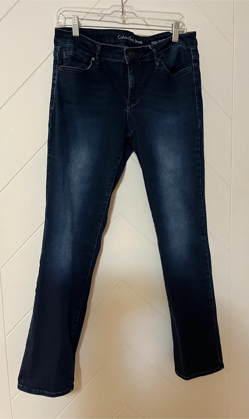 Calvin Klein Stretch Jeans Women Size 10 W30 L32 Straight image indicator(6)
