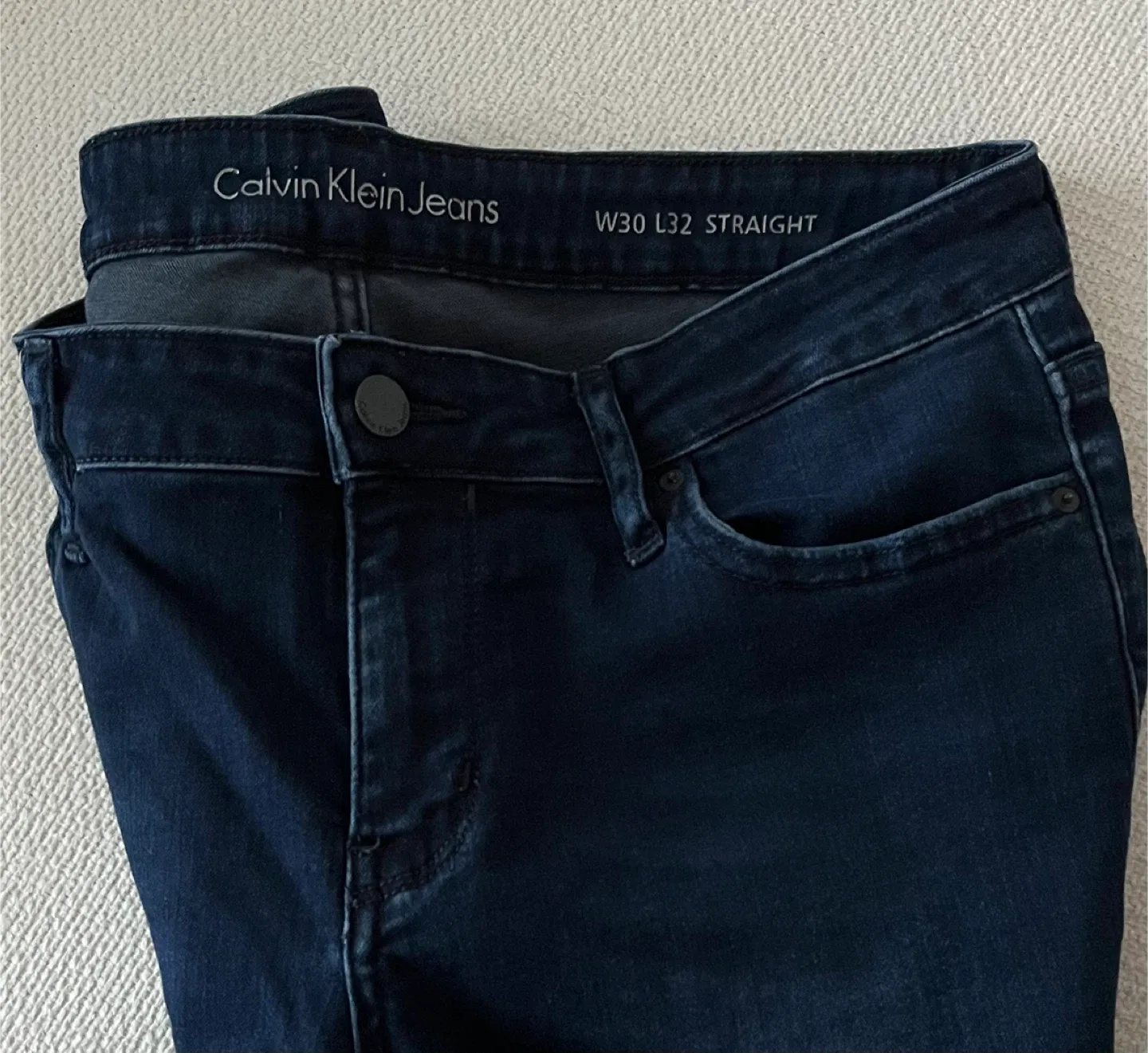 Calvin Klein Stretch Jeans Women Size 10 W30 L32 Straight image indicator(3)